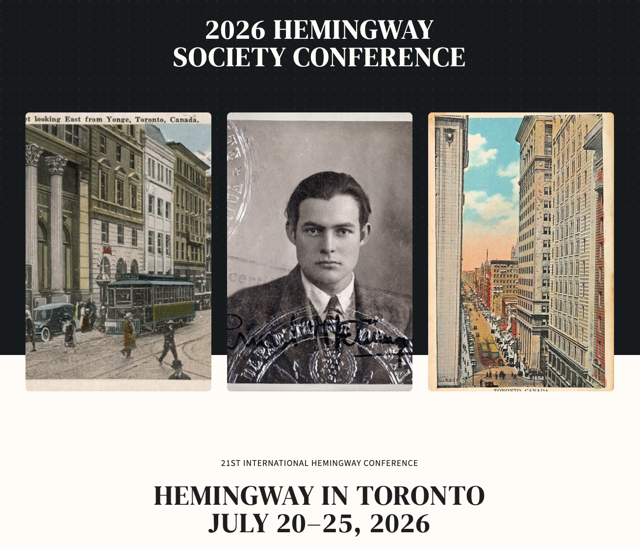 Hemingway in Toronto logo