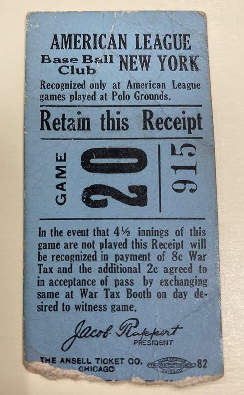 I miss REAL physical paper ticket stubs. This one from my