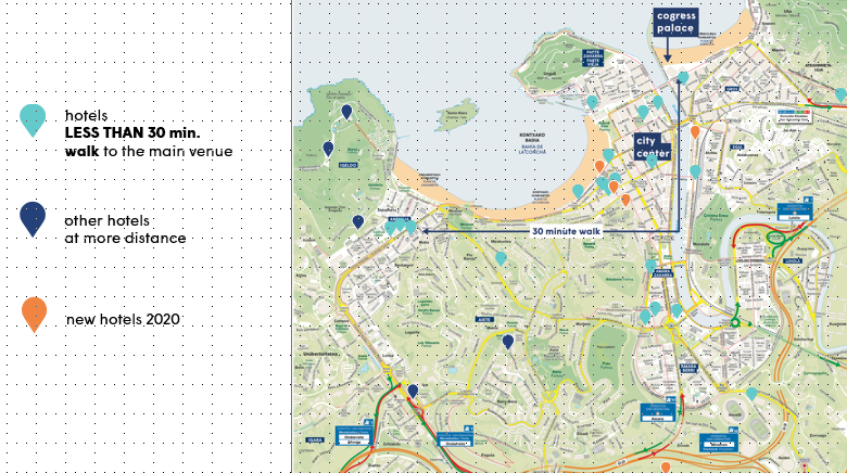 Map of San Sebastian