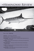 The Hemingway Review Vol.38 No.1 Fall 2018