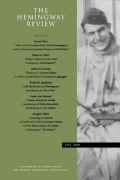 The Hemingway Review Vol.20 No.1 Fall 2000