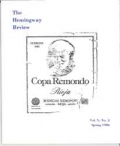 The Hemingway Review Vol.5 No.2 Spring 1986
