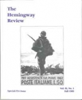 The Hemingway Review Vol.9 No.1 Fall 1989
