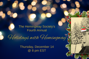 Holidays with Hemingway invitation
