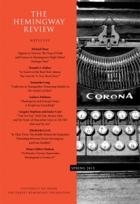 The Hemingway Review Vol.32 No.2 Spring 2013
