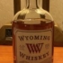 A bottle of Wyoming Whiskey